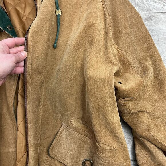 Vintage Global Identity G-III Suede Chore Coat 90s - Picture 6 of 16